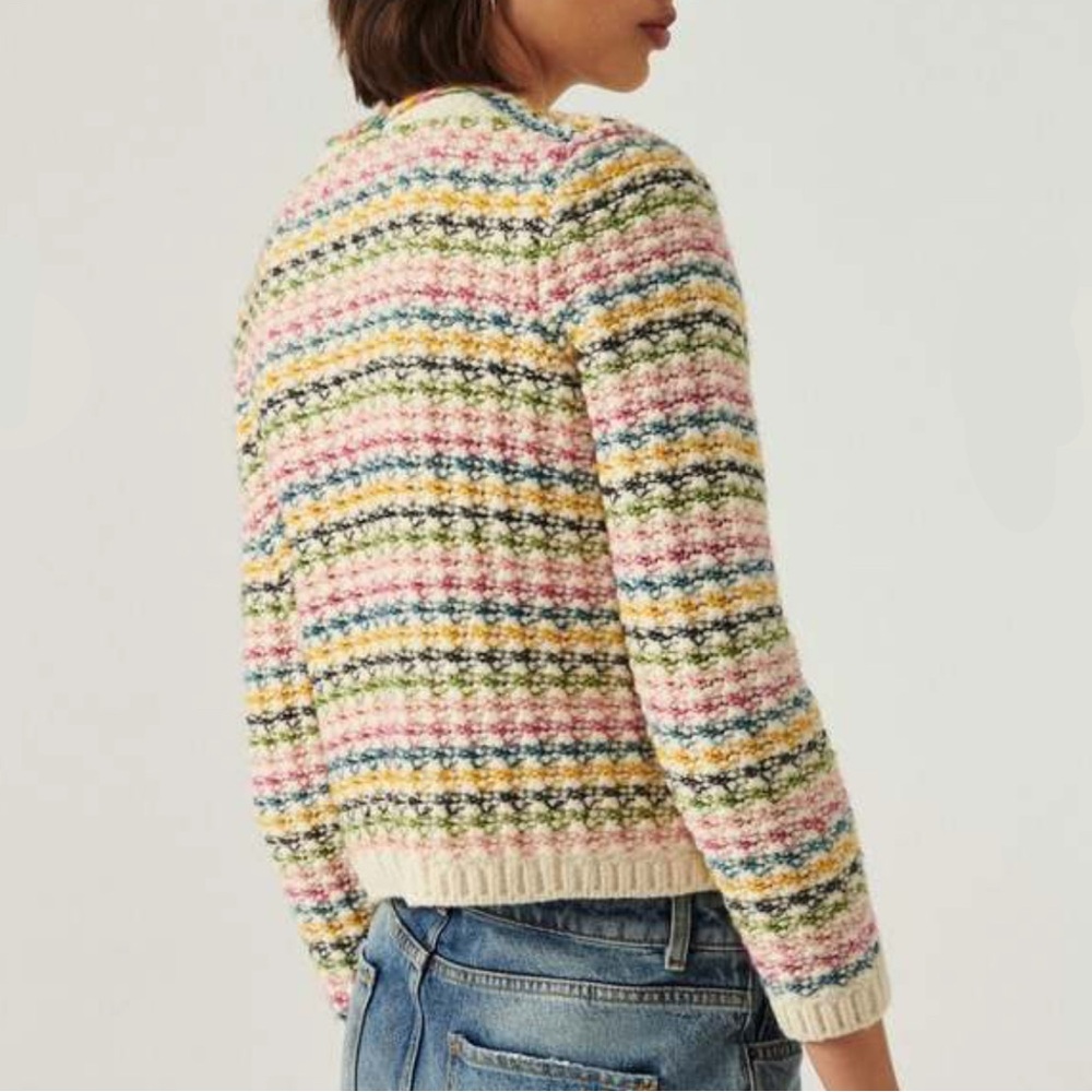 BA&SH BIANCA CARDIGAN - MULTICOLOR SIZE S - Picture 3 of 7